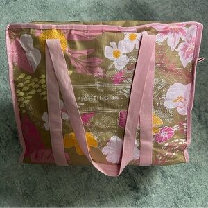Fighting Eel Zippered Tote